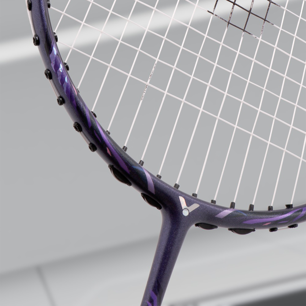 AuraSpeed ARS-FANTOME-J racket Cappella Sports, Victor ARS-FANTOME-J badminton racket, Shevon Jemie Lai racket, world no.1 slimmest frame badminton racket, Nano Aerogel racket, PBO fiber frame, Free Core badminton technology, 5.0mm slim frame racket, Pyrofil shaft badminton, high tension racket, Mystic Wand racket