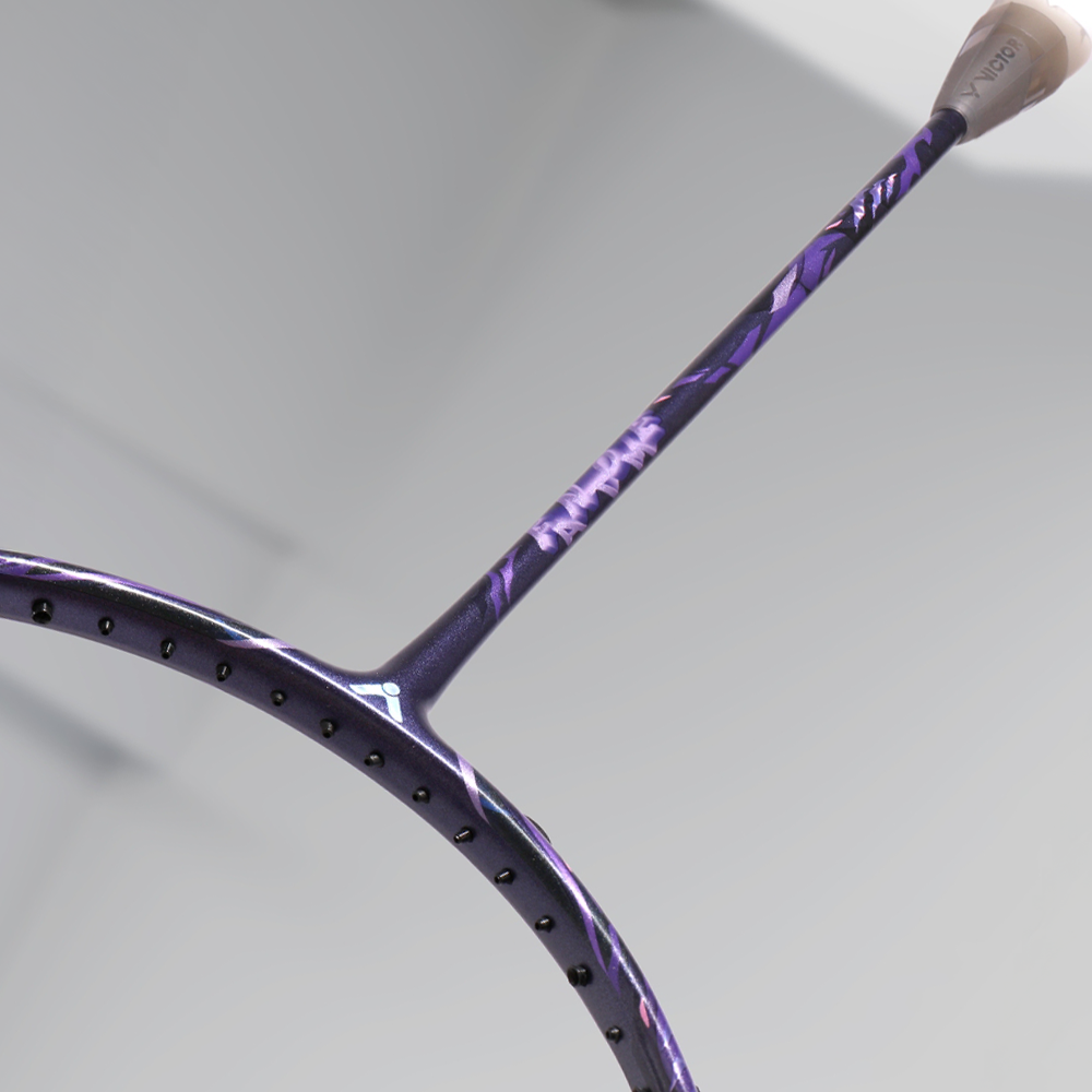 AuraSpeed ARS-FANTOME-J racket Cappella Sports, Victor ARS-FANTOME-J badminton racket, Shevon Jemie Lai racket, world no.1 slimmest frame badminton racket, Nano Aerogel racket, PBO fiber frame, Free Core badminton technology, 5.0mm slim frame racket, Pyrofil shaft badminton, high tension racket, Mystic Wand racket