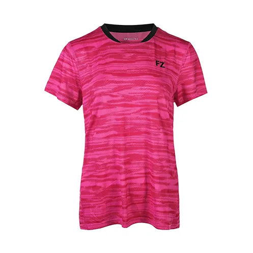badminton t-shirt, badminton shorts, badminton pants, sportswear for badminton, athletic apparel, performance badminton clothing, breathable badminton clothing, lightweight badminton wear, men's badminton clothing, badminton training wear, badminton gear, sports clothing for badminton,FZ Forza Malay Woman Steel T-Shirt