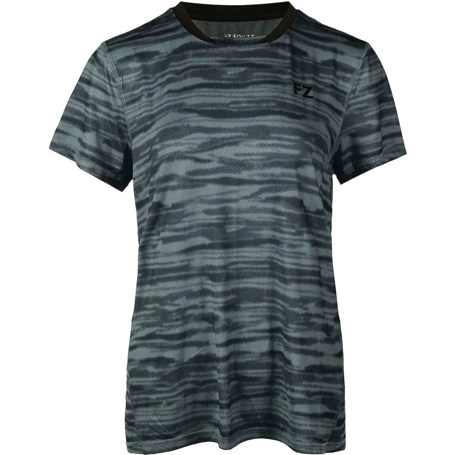 badminton t-shirt, badminton shorts, badminton pants, sportswear for badminton, athletic apparel, performance badminton clothing, breathable badminton clothing, lightweight badminton wear, men's badminton clothing, badminton training wear, badminton gear, sports clothing for badminton,FZ Forza Malay Woman Steel T-Shirt