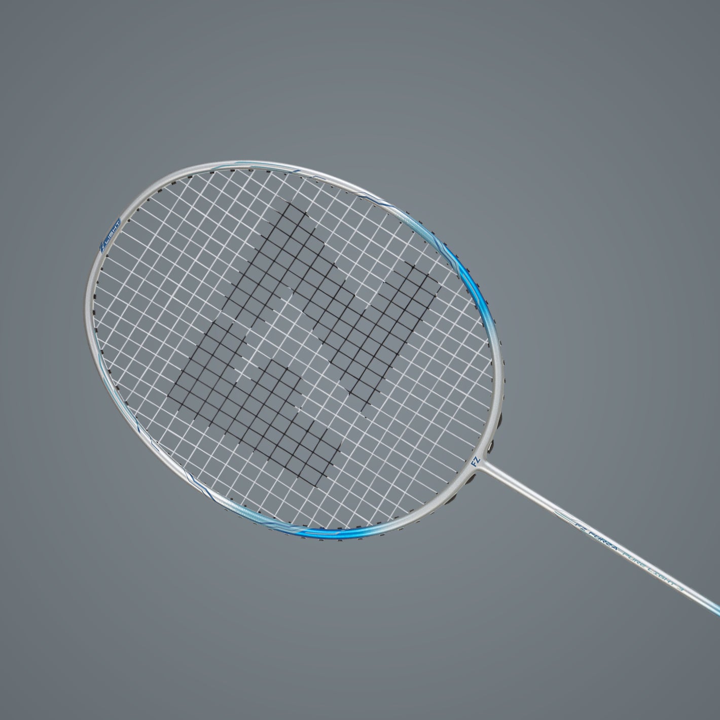 Pure Light 3 Strung Badminton Racket (Silver)