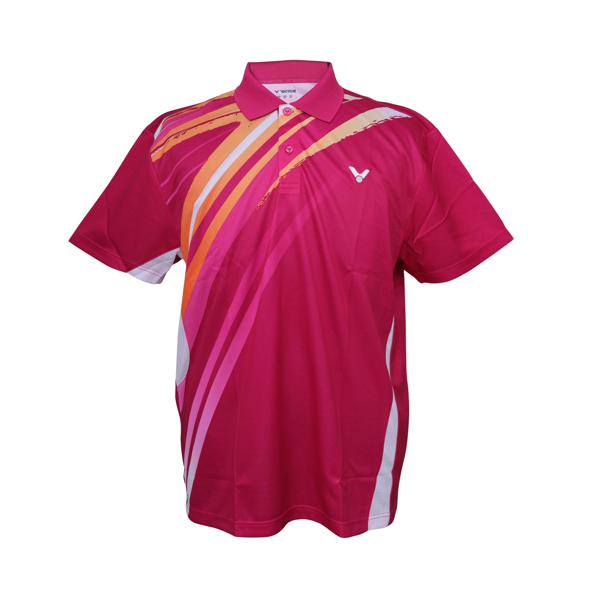 badminton t-shirt, badminton shorts, badminton pants, sportswear for badminton, athletic apparel, performance badminton clothing, breathable badminton clothing, lightweight badminton wear, men's badminton clothing, badminton training wear, badminton gear, sports clothing for badminton,VICTOR Printed Men’s Round Neck Badminton T-Shirt