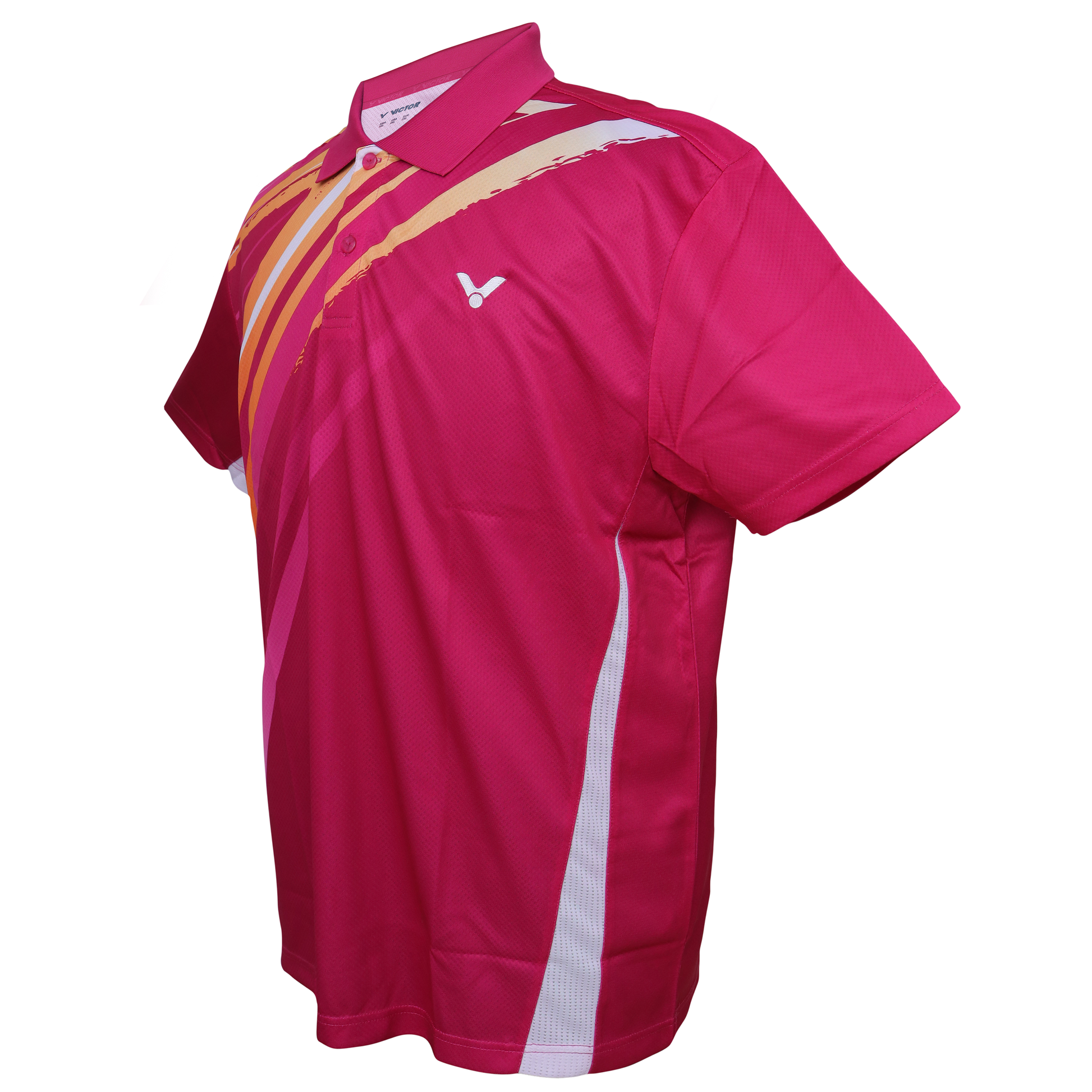 badminton t-shirt, badminton shorts, badminton pants, sportswear for badminton, athletic apparel, performance badminton clothing, breathable badminton clothing, lightweight badminton wear, men's badminton clothing, badminton training wear, badminton gear, sports clothing for badminton,VICTOR Printed Men’s Round Neck Badminton T-Shirt