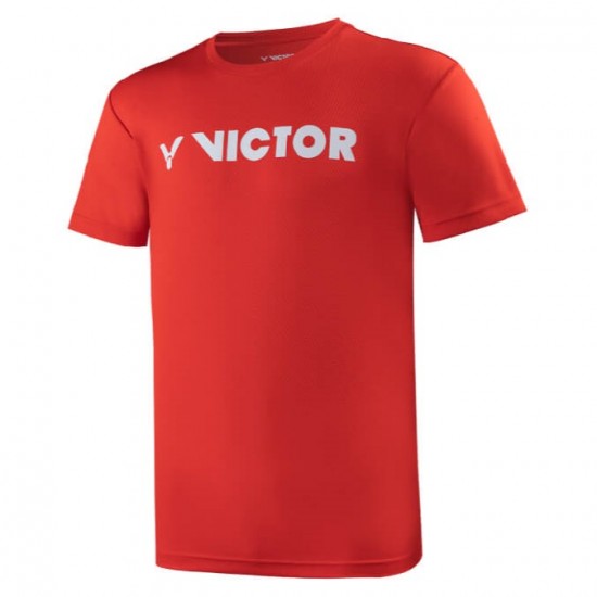 badminton t-shirt, badminton shorts, badminton pants, sportswear for badminton, athletic apparel, performance badminton clothing, breathable badminton clothing, lightweight badminton wear, men's badminton clothing, badminton training wear, badminton gear, sports clothing for badminton,VICTOR T-20028 Unisex Badminton T-Shirt