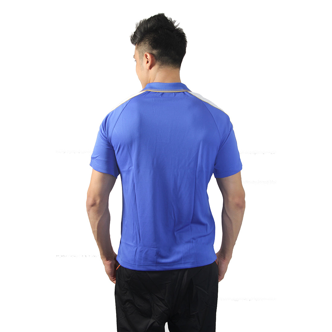 badminton t-shirt, badminton shorts, badminton pants, sportswear for badminton, athletic apparel, performance badminton clothing, breathable badminton clothing, lightweight badminton wear, men's badminton clothing, badminton training wear, badminton gear, sports clothing for badminton, badminton performance apparel, VICTOR Training Series Blue Half Sleeve Polo T-Shirt