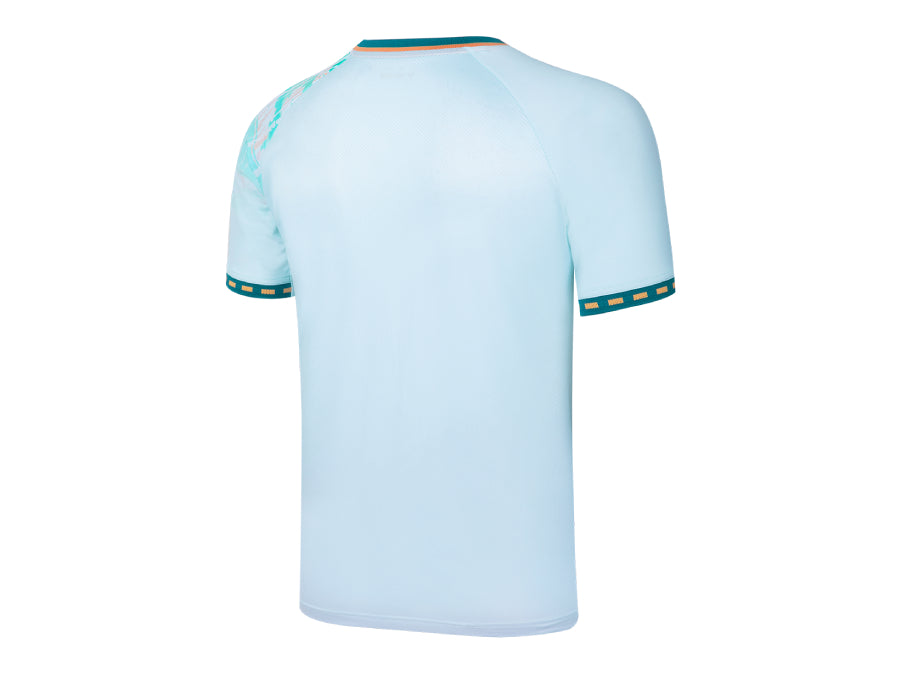 badminton t-shirt, badminton shorts, badminton pants, sportswear for badminton, athletic apparel, performance badminton clothing, breathable badminton clothing, lightweight badminton wear, men's badminton clothing, badminton training wear, badminton gear, sports clothing for badminton, Victor T-45002 Unisex Badminton T-Shirt