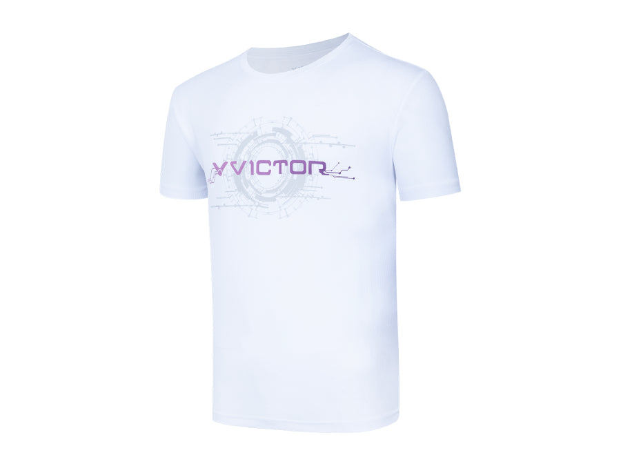 badminton t-shirt, badminton shorts, badminton pants, sportswear for badminton, athletic apparel, performance badminton clothing, breathable badminton clothing, lightweight badminton wear, men's badminton clothing, badminton training wear, badminton gear, sports clothing for badminton, Victor T-45009 Unisex Badminton T-Shirt