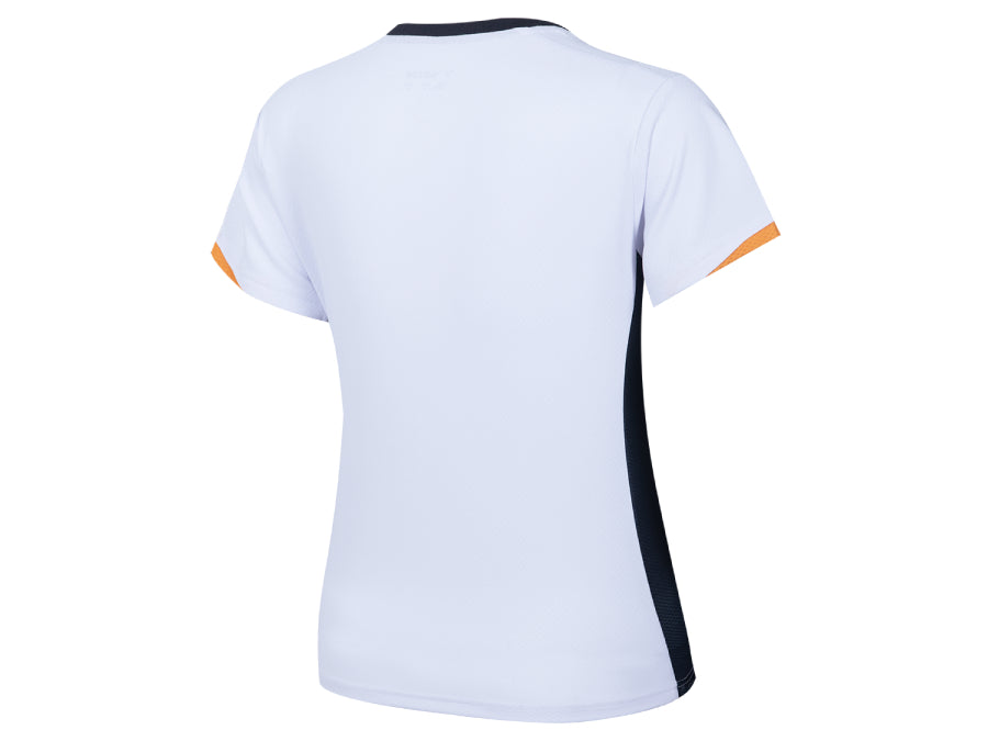 badminton t-shirt, badminton shorts, badminton pants, sportswear for badminton, athletic apparel, performance badminton clothing, breathable badminton clothing, lightweight badminton wear, men's badminton clothing, badminton training wear, badminton gear, sports clothing for badminton, Victor T-46000 TD Women's Badminton T-Shirt