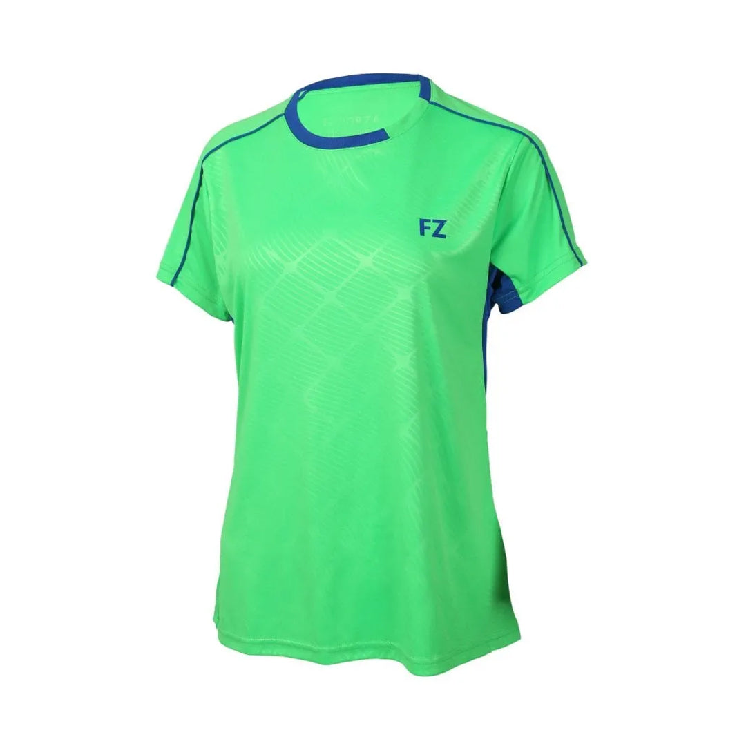 badminton t-shirt, badminton shorts, badminton pants, sportswear for badminton, athletic apparel, performance badminton clothing, breathable badminton clothing, lightweight badminton wear, men's badminton clothing, badminton training wear, badminton gear, sports clothing for badminton, FZ Forza Bacani Women's Badminton T-Shirt