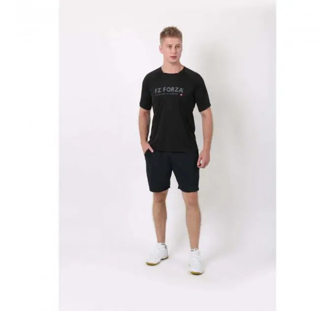 badminton t-shirt, badminton shorts, badminton pants, sportswear for badminton, athletic apparel, performance badminton clothing, breathable badminton clothing, lightweight badminton wear, men's badminton clothing, badminton training wear, badminton gear, sports clothing for badminton,FZ Forza Bling Badminton T-Shirt