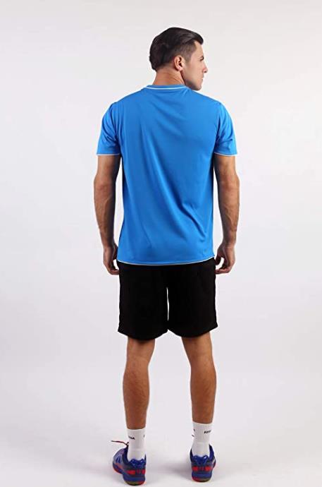 badminton t-shirt, badminton shorts, badminton pants, sportswear for badminton, athletic apparel, performance badminton clothing, breathable badminton clothing, lightweight badminton wear, men's badminton clothing, badminton training wear, badminton gear, sports clothing for badminton, FZ Forza Hudson Badminton T-Shirt