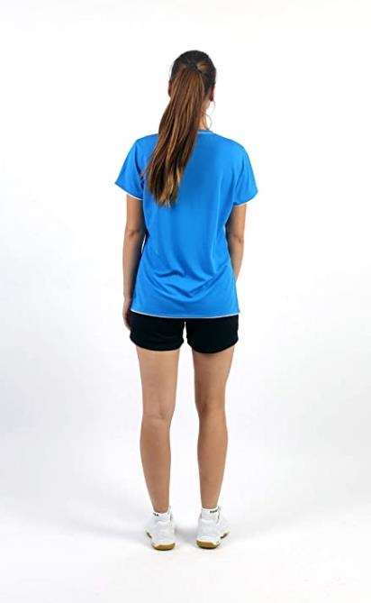 badminton t-shirt, badminton shorts, badminton pants, sportswear for badminton, athletic apparel, performance badminton clothing, breathable badminton clothing, lightweight badminton wear, men's badminton clothing, badminton training wear, badminton gear, sports clothing for badminton, FZ Forza Hulda Women's Badminton T-Shirt