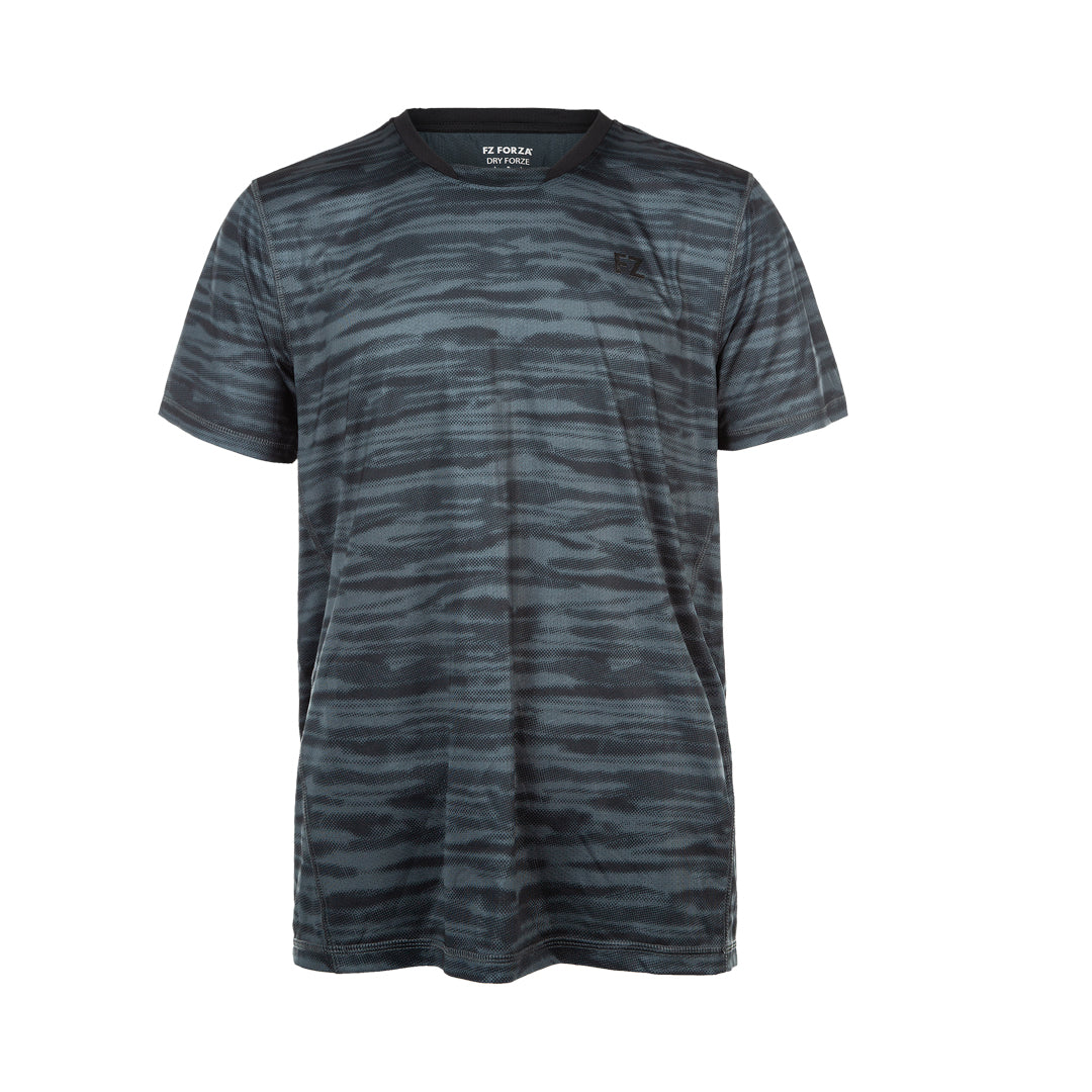 badminton t-shirt, badminton shorts, badminton pants, sportswear for badminton, athletic apparel, performance badminton clothing, breathable badminton clothing, lightweight badminton wear, men's badminton clothing, badminton training wear, badminton gear, sports clothing for badminton, FZ Forza Malone Badminton T-Shirt