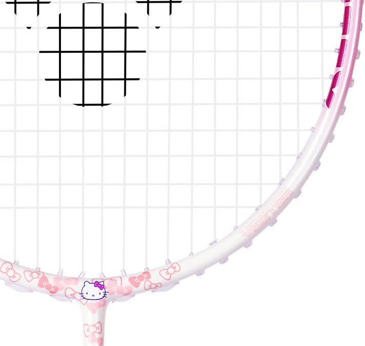 Badminton Racket, Best Badminton Racket, Lightweight Badminton Racket, Professional Badminton Racket, Power Badminton Racket, Control Badminton Racket, Speed Badminton Racket, High-Performance Racket, Carbon Fiber Racket, Graphite Racket, Beginner Badminton Racket, Advanced Badminton Racket, Badminton Racket for Men, Badminton Racket for Women, Singles Badminton Racket, Doubles Badminton Racket, Unstrung Badminton Racket, Strung Badminton Racket, VICTOR X HELLO KITTY DriveX KT I 4U Unstrung Badminton Racket