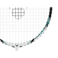 Thruster-220HII Unstrung Badminton Racket ( White/ Light Blue) - 4U/G6