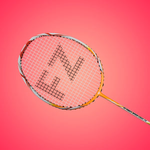 Speed light 74 Strung Badminton Racket ( Orange ) - 5U/G4