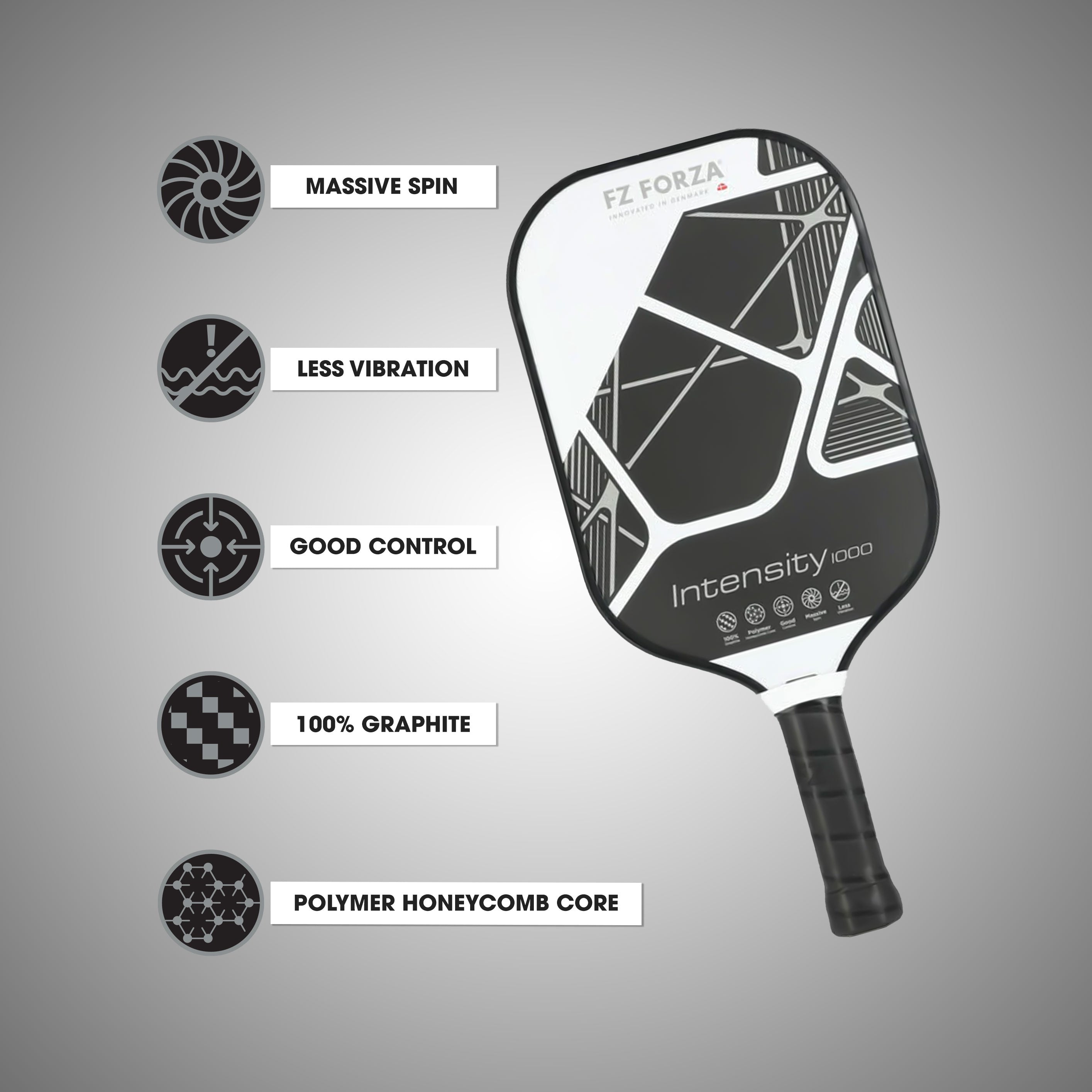 FZ Forza Intensity 1000 Pickleball Paddle – Premium Control