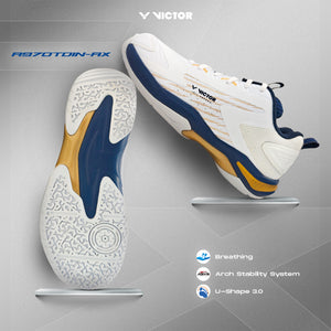 A970-TD-IN-AX All-Around Series Badminton Shoes -White