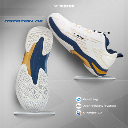 A970-TD-IN-AX All-Around Series Badminton Shoes -White