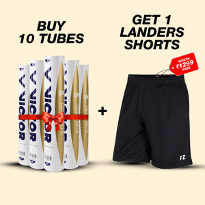 Gold No.5 Premium Feather Shuttlecock |Pack of 12| Match & Training|(Set of 10 Tubes)
