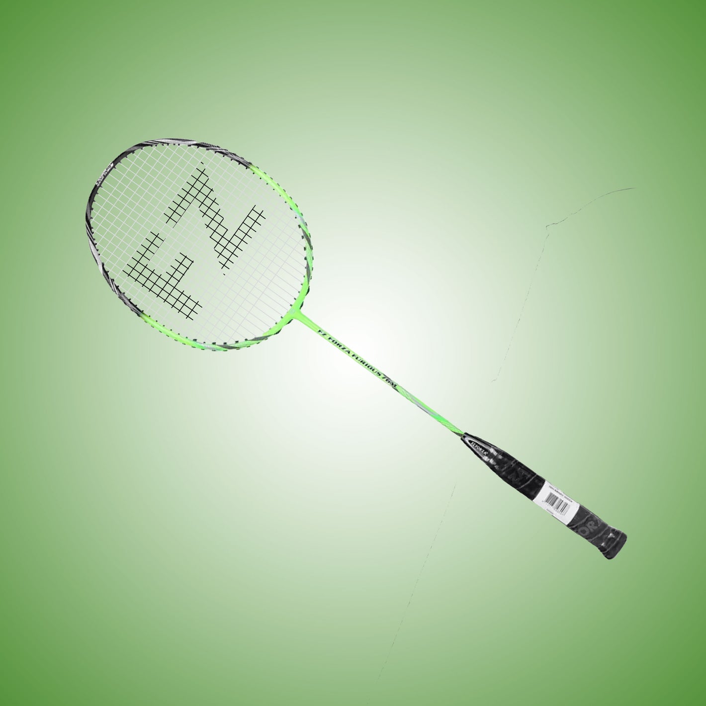 Furious 76 M Strung Badminton Racket ( Bright Green) - 3U/G5