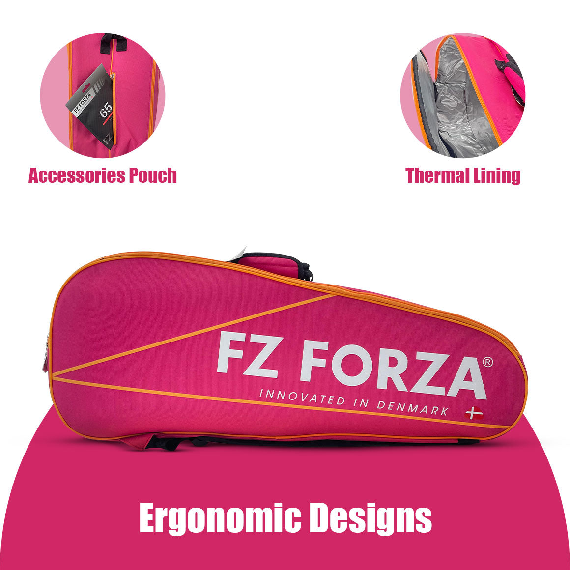 FZ Forza Martak Badminton Racket Bag - 6 Rackets Bag