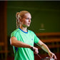 badminton t-shirt, badminton shorts, badminton pants, sportswear for badminton, athletic apparel, performance badminton clothing, breathable badminton clothing, lightweight badminton wear, men's badminton clothing, badminton training wear, badminton gear, sports clothing for badminton, FZ Forza Bacani Women's Badminton T-Shirt