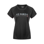 badminton t-shirt, badminton shorts, badminton pants, sportswear for badminton, athletic apparel, performance badminton clothing, breathable badminton clothing, lightweight badminton wear, men's badminton clothing, badminton training wear, badminton gear, sports clothing for badminton, FZ Forza Blingley Women Badminton  T-Shirt
