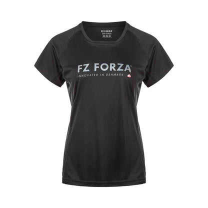 badminton t-shirt, badminton shorts, badminton pants, sportswear for badminton, athletic apparel, performance badminton clothing, breathable badminton clothing, lightweight badminton wear, men's badminton clothing, badminton training wear, badminton gear, sports clothing for badminton, FZ Forza Blingley Women Badminton  T-Shirt
