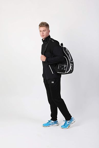 badminton t-shirt, badminton shorts, badminton pants, sportswear for badminton, athletic apparel, performance badminton clothing, breathable badminton clothing, lightweight badminton wear, men's badminton clothing, badminton training wear, badminton gear, sports clothing for badminton, badminton performance apparel, FZ Forza Bradford Men's Badminton Jacket