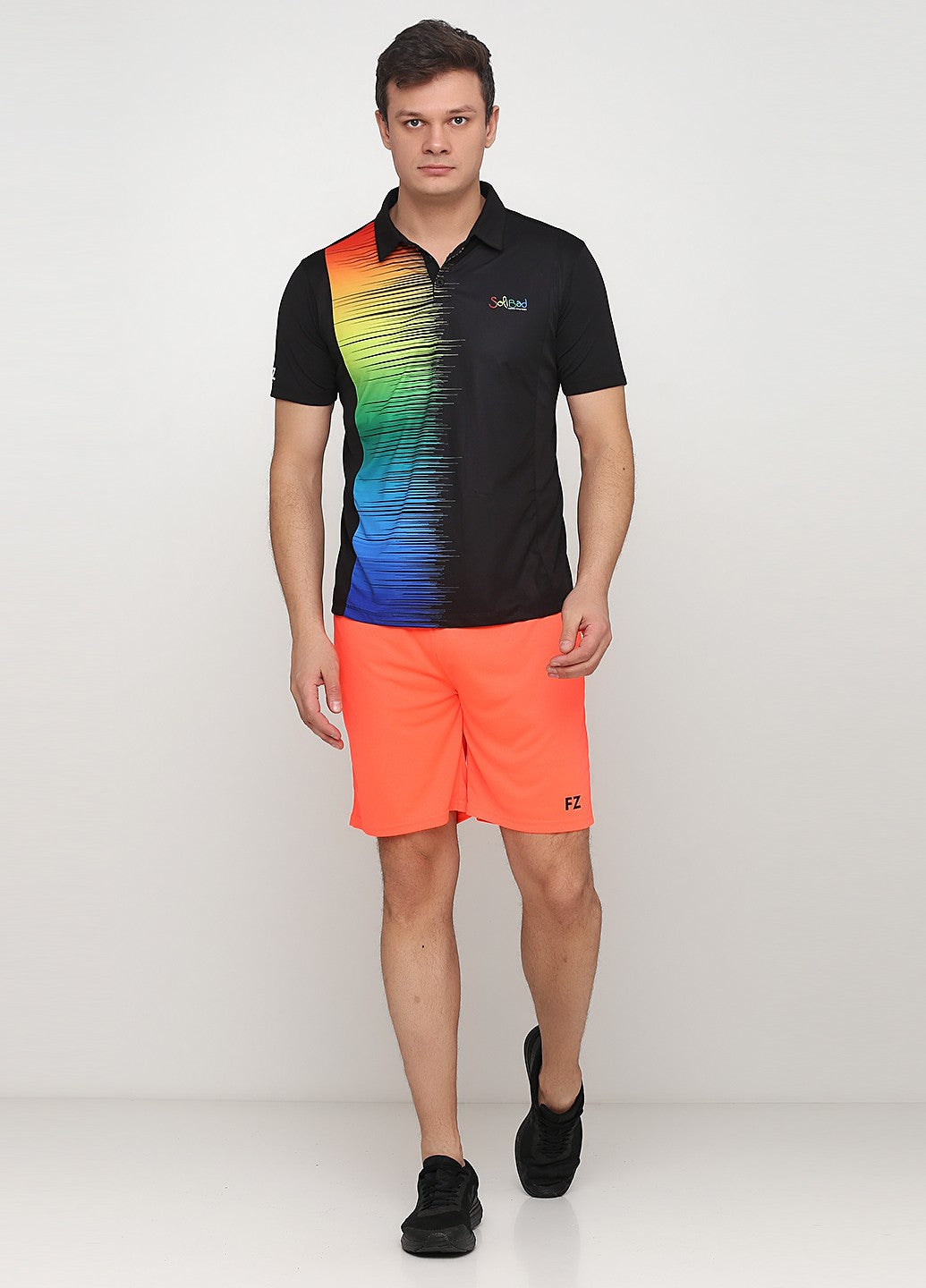 badminton t-shirt, badminton shorts, badminton pants, sportswear for badminton, athletic apparel, performance badminton clothing, breathable badminton clothing, lightweight badminton wear, men's badminton clothing, badminton training wear, badminton gear, sports clothing for badminton, badminton performance apparel, FZ Forza Landers Men's Badminton Shorts