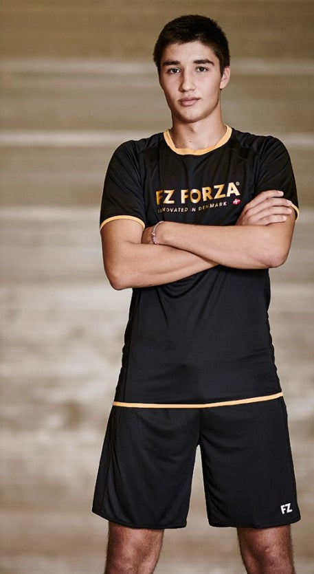 badminton t-shirt, badminton shorts, badminton pants, sportswear for badminton, athletic apparel, performance badminton clothing, breathable badminton clothing, lightweight badminton wear, men's badminton clothing, badminton training wear, badminton gear, sports clothing for badminton, badminton performance apparel, FZ Forza Mik Men’s Badminton Shorts