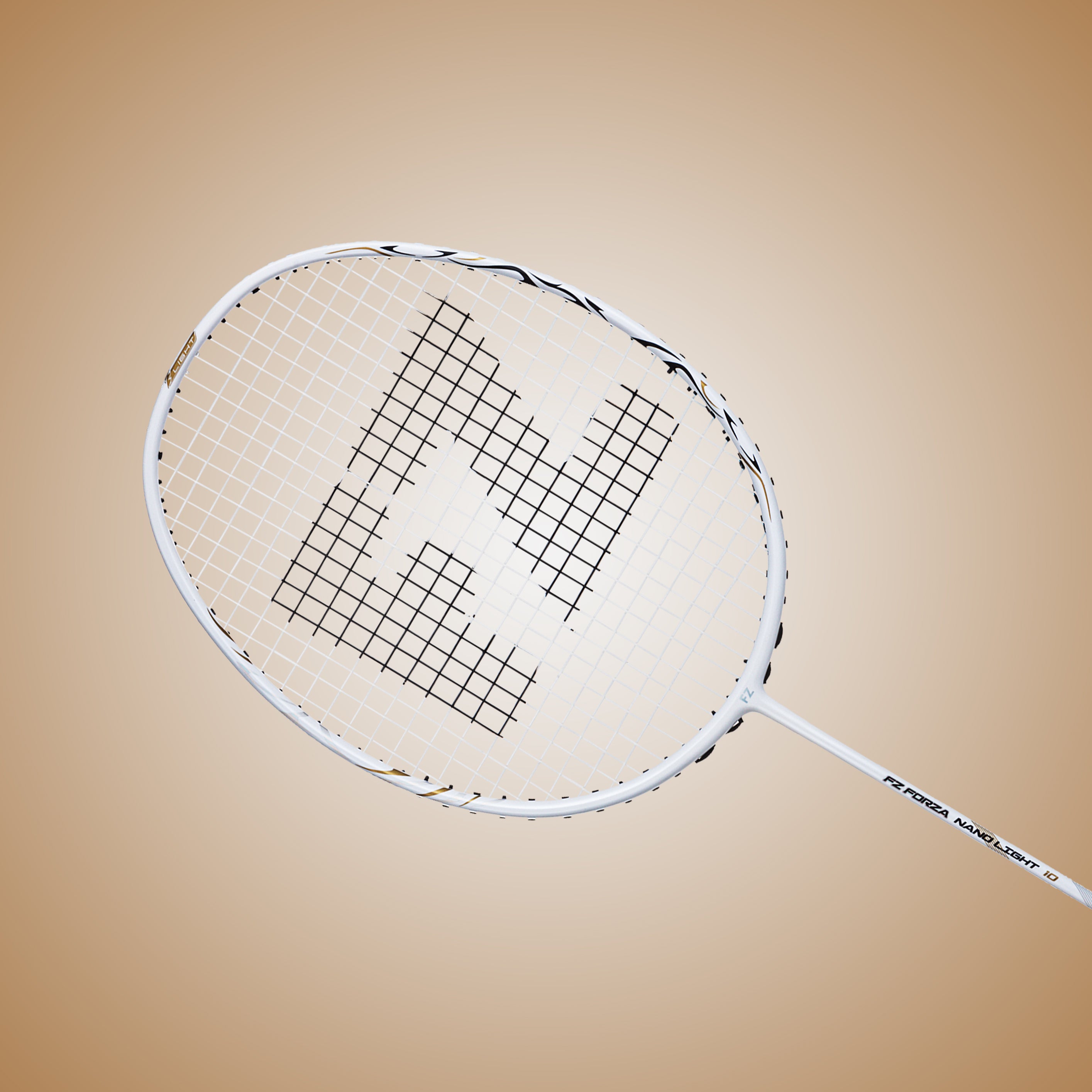 Nano Power Racket Forza Nano Light 10 5U Badminton Racket (White) - Speed, Power ...