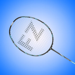 HT Precision 72F Strung Badminton Racket( Light Blue)