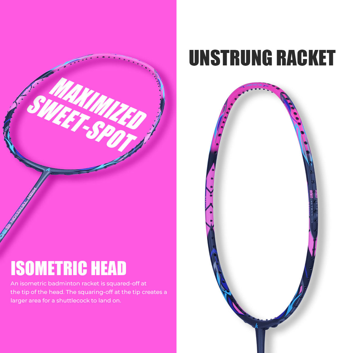 Kawasaki High Tension G30 Unstrung Badminton Racket - Precision