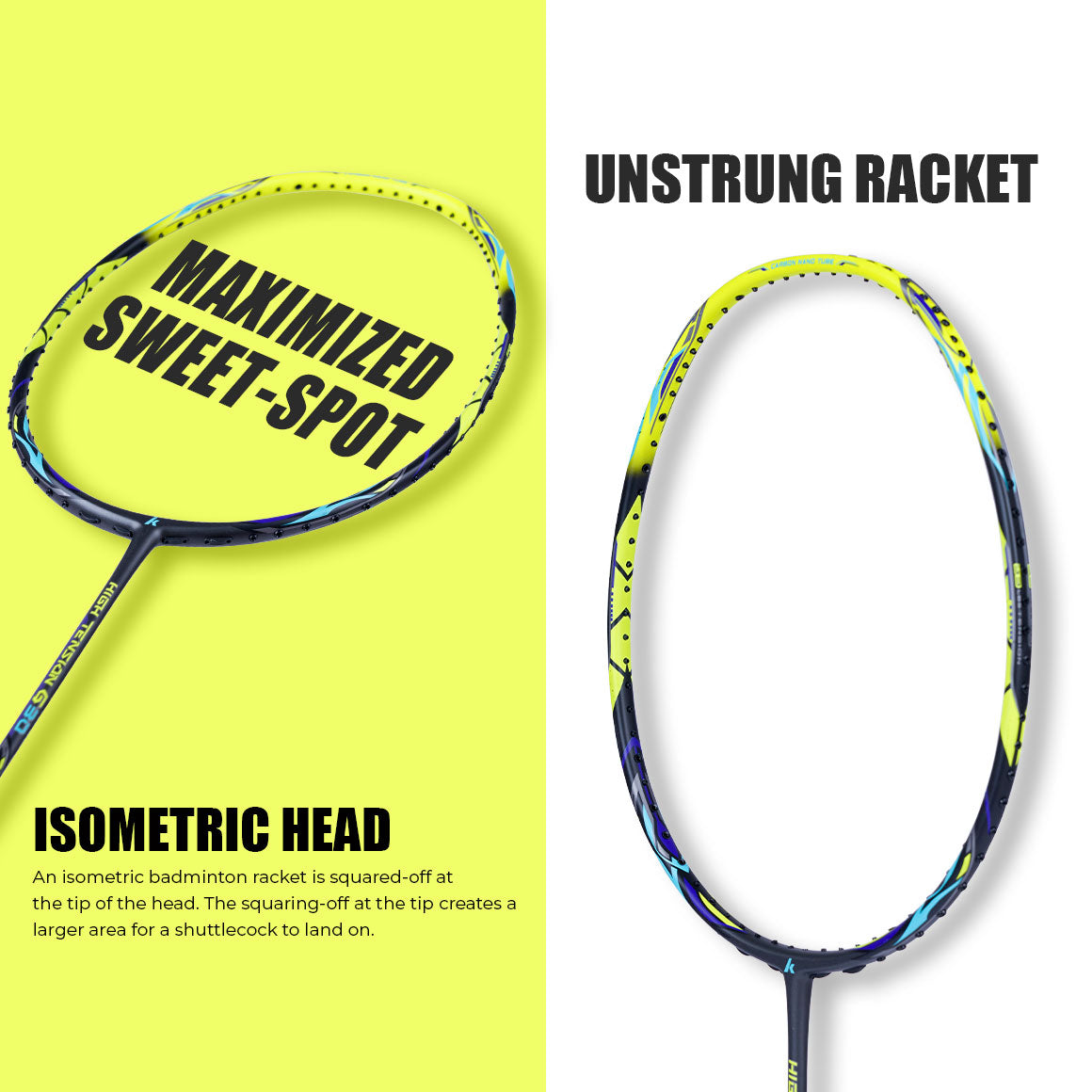 Kawasaki High Tension G30 Unstrung Badminton Racket - Precision