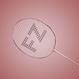 Light 11.1 Medium Strung Defensive Badminton Racket (Lilac)- 4U/G5