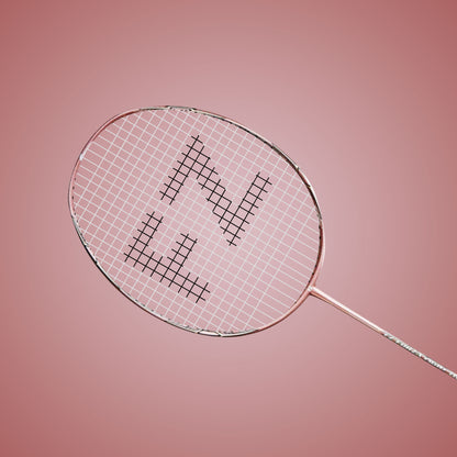 Light 11.1 Medium Strung Defensive Badminton Racket (Lilac)- 4U/G5