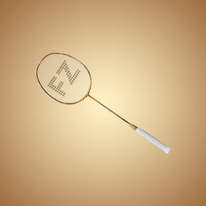 Light 11.1 Stiff Strung Defensive Badminton Racket(Rich Gold)-4U/G5