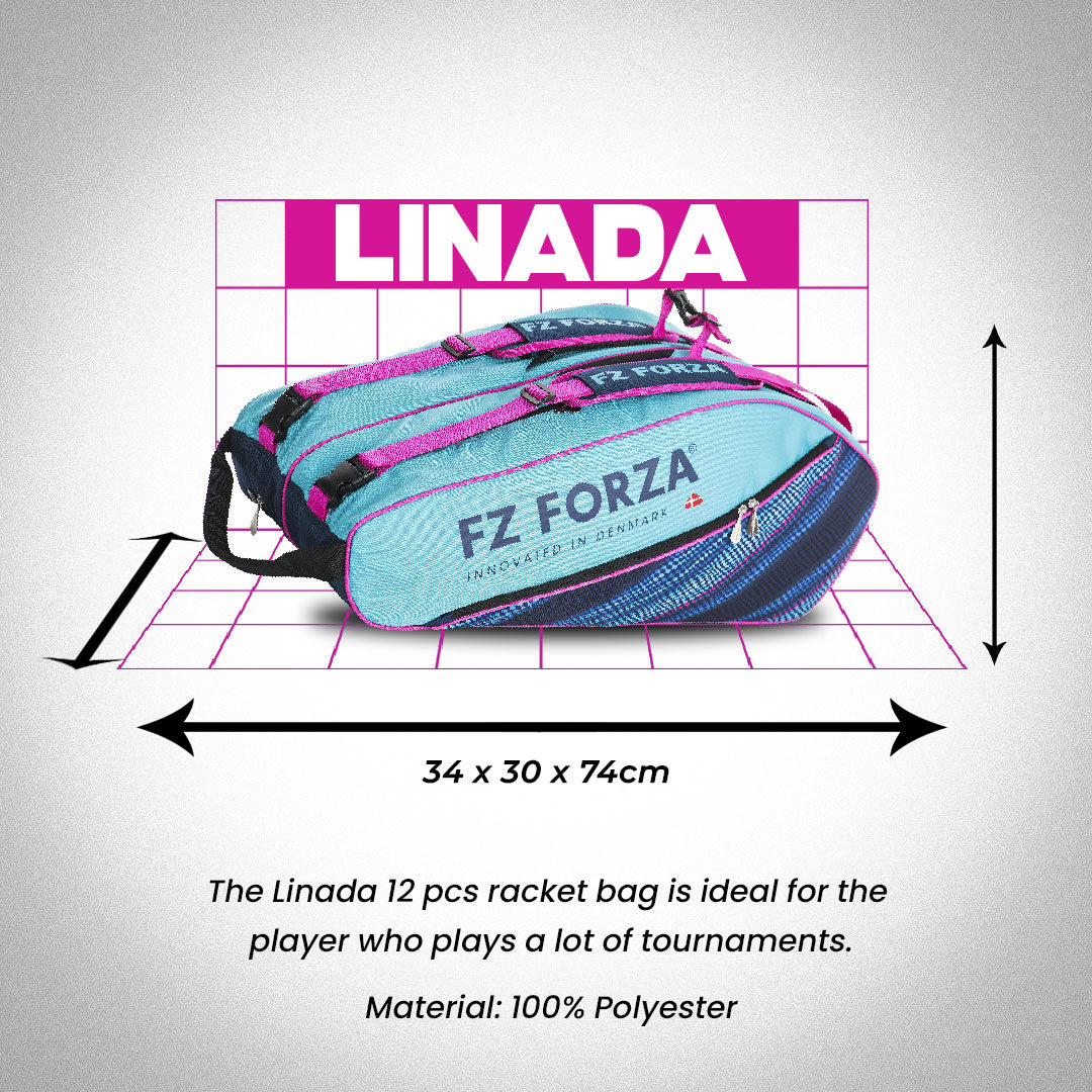 लिनाडा 12 रैकेट बैग