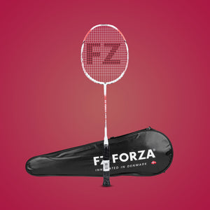 Lite 74 Strung Badminton Racket (Fiery Coral)