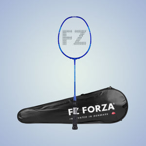 Power 488M Strung Attacking Badminton Racket (Sky Blue) - 3U/G5