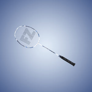 Precision 11000 Medium Strung Badminton Racket(White) - 3U/G4