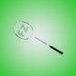 Precision 11000 Very Stiff Strung Badminton Racket(White+Green)- 3U/G5