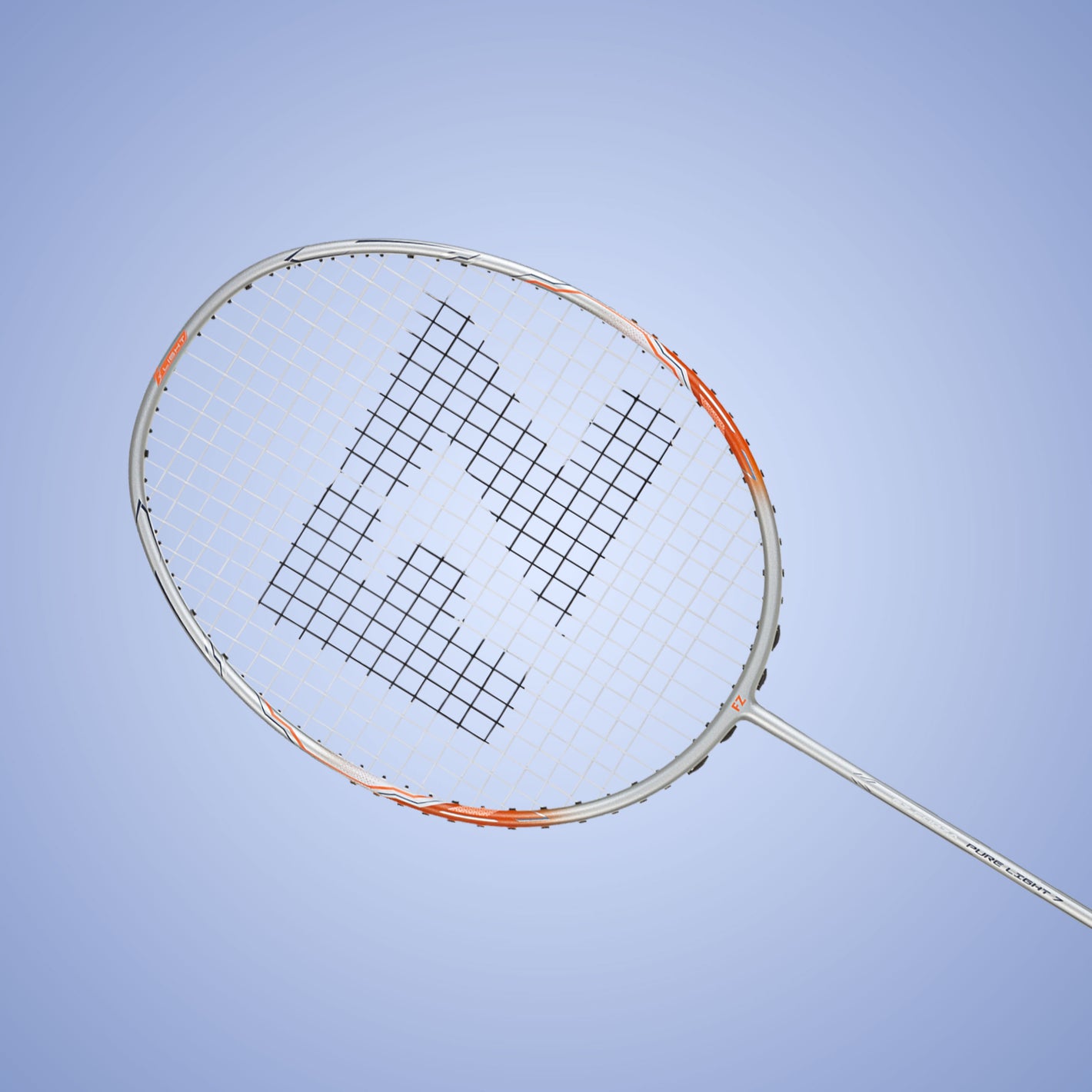 Pure Light 7 Unstrung Badminton Racket (Silver) - 5U/G5