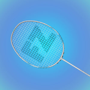 Pure Light 9 Unstrung Badminton Racket - Silver/Light Blue
