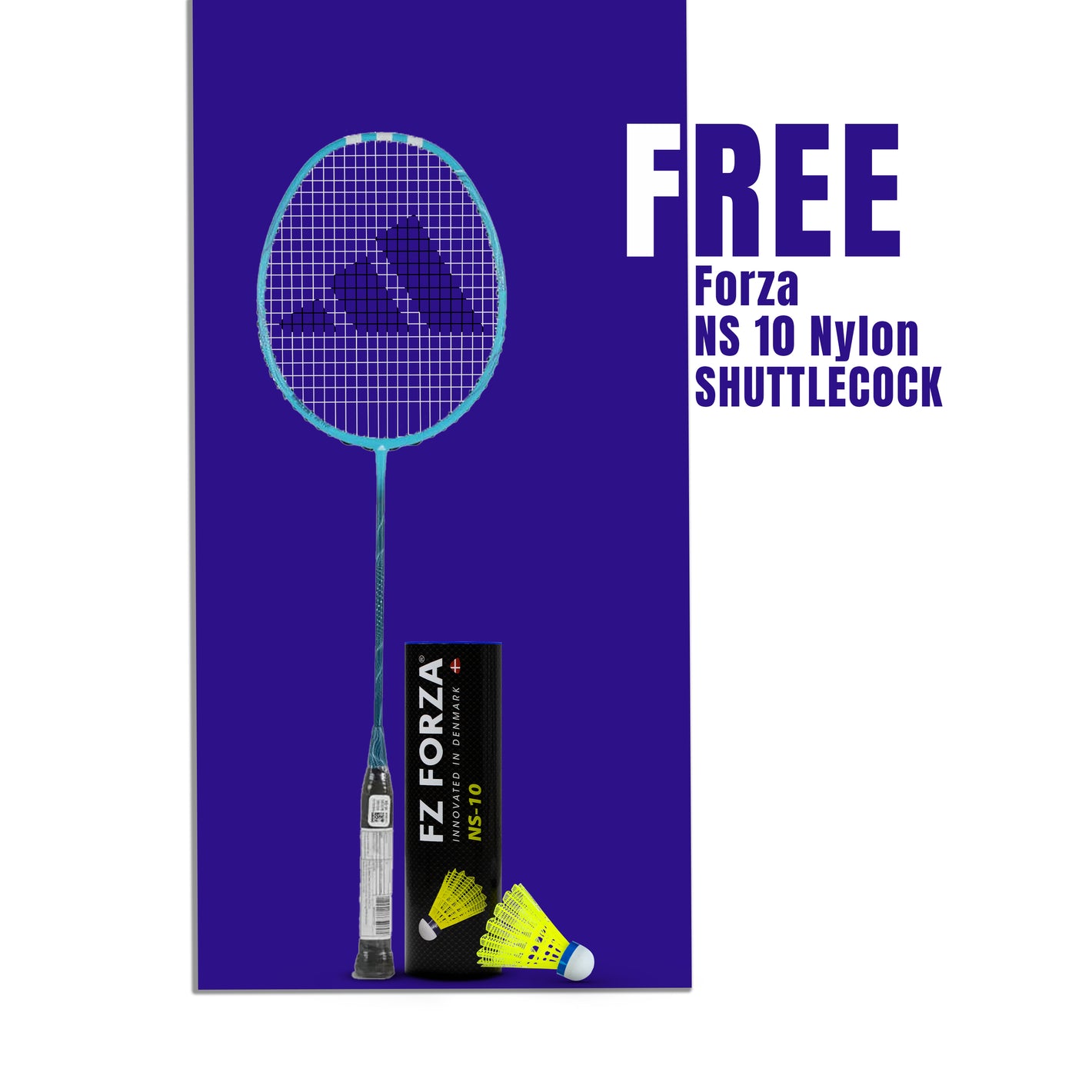 Spieler E Aktiv.1 Strung Badminton Racket (Blue) -4U/G5