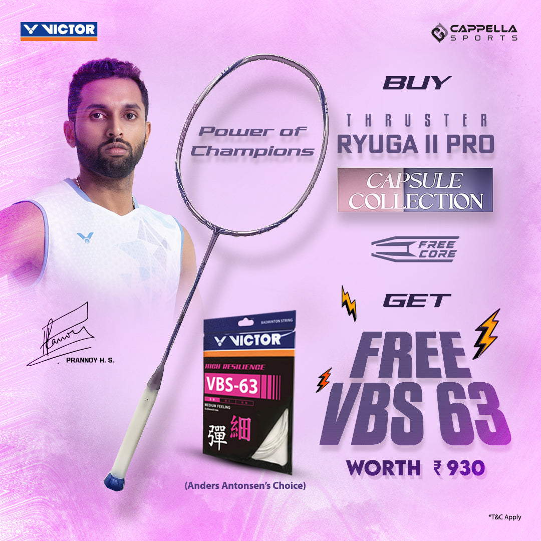 Thruster K Ryuga II Pro Capsule Collection J (Grape Purple) Preferred by H.S Prannoy