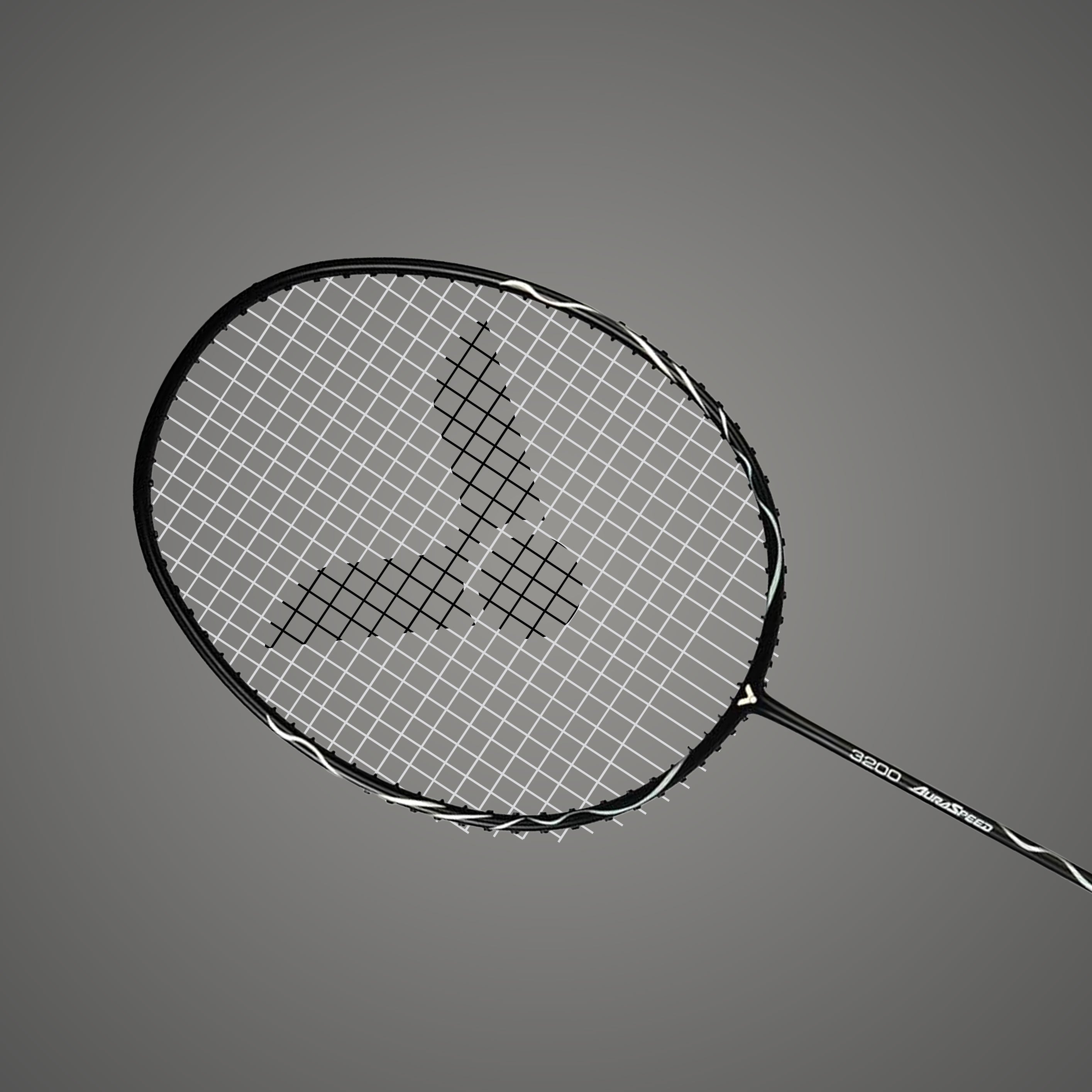 Fast Badminton Rackets VICTOR AuraSpeed 3200 4U Badminton Racket – Medium Flex, Head Light ...