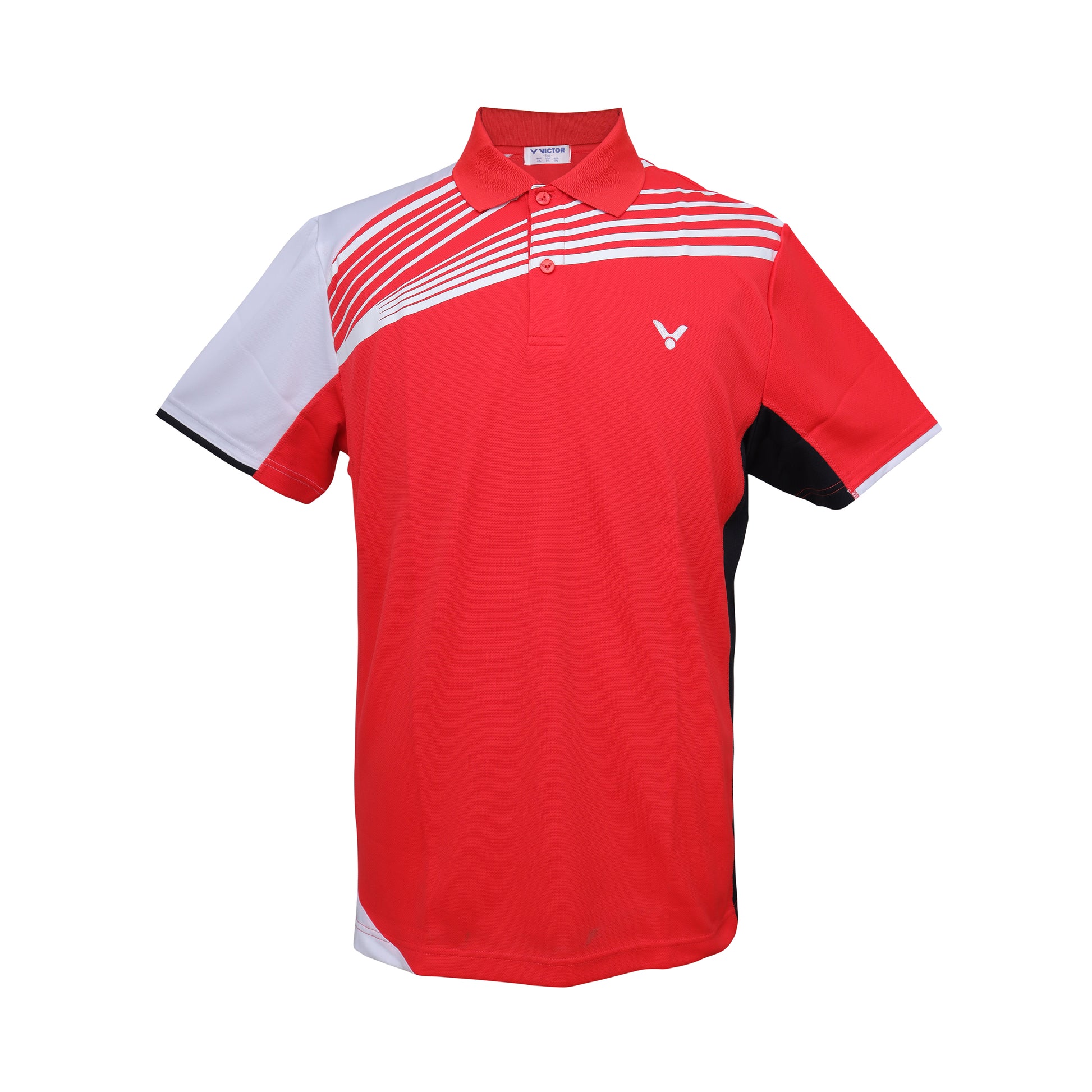 badminton t-shirt, badminton shorts, badminton pants, sportswear for badminton, athletic apparel, performance badminton clothing, breathable badminton clothing, lightweight badminton wear, men's badminton clothing, badminton training wear, badminton gear, sports clothing for badminton,VICTOR Self Design Men Polo Neck Badminton T-Shirt

